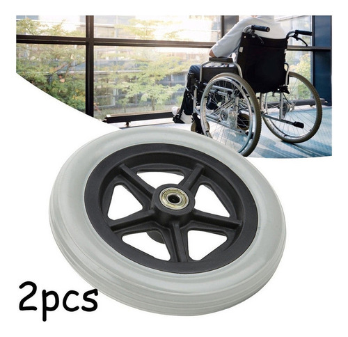 Ruedas Delanteras Para Silla De Ruedas De 8 Pulgadas, 2 Piez