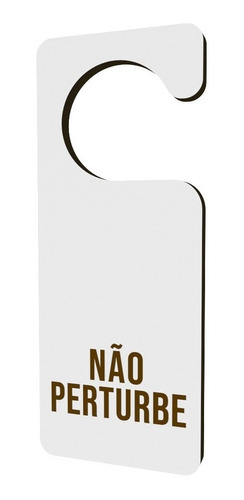 Imagem 3 de 7 de 150 Placas Aviso De Porta Hotel Pousada Clinica Não Perturbe