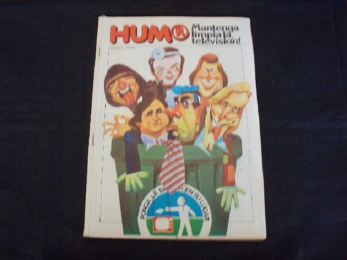 Revista Humor # 33 (mayo 1980) Tapa Tv Argentina