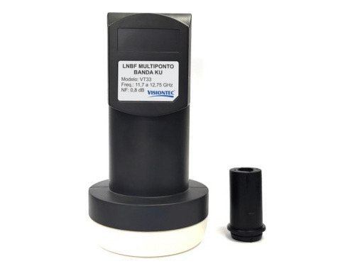Lnbf Multiponto Ku Visiontec Antena Parabólica Predial Vt33