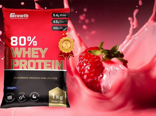 Kit Whey Concentrado + Creatina + MultivitamĂnico - Growth