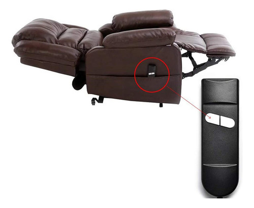 Silla De Repuesto Remota Y3lift, Reclinable Con Alimentación