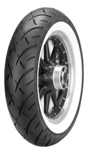 Pneu 130/90-16 + 180/65b16 Me888 Faixa Branca Metzeler