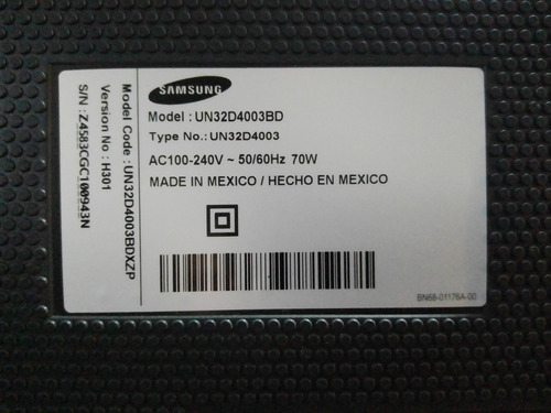 Tv Led Samsung 32 Pulgadas (repuestos/varios)