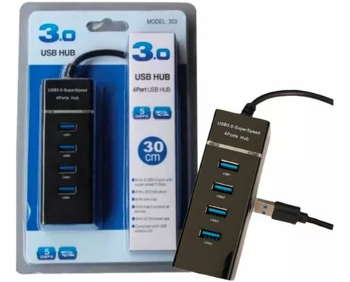 Hub Multi Usb 3.0 Adaptador 4 Puertos