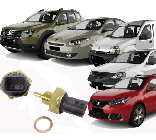 Sensor De Temperatura Renault Logan 1.6 16v 2007 2008 Á 2014