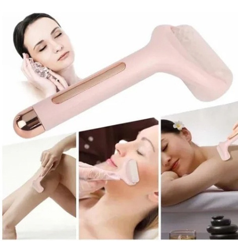 Imagen 5 de 6 de Masajeador Facial Gel Frío Crio Terapia Hinchazón Poros
