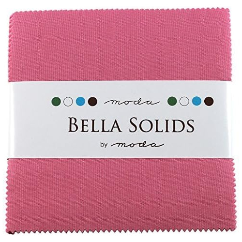 Bella Solids 30s Moda Charm Pack De Moda Fabrics; Cuadr...