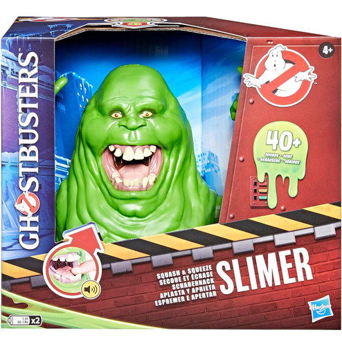 Slimer Ghostbusters Squash Squeeze Interactivo 40 Sonidos