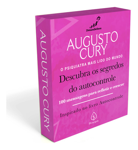 Descubra os segredos do autocontrole, de Augusto Cury. Editora Principis, capa mole em português, 2023