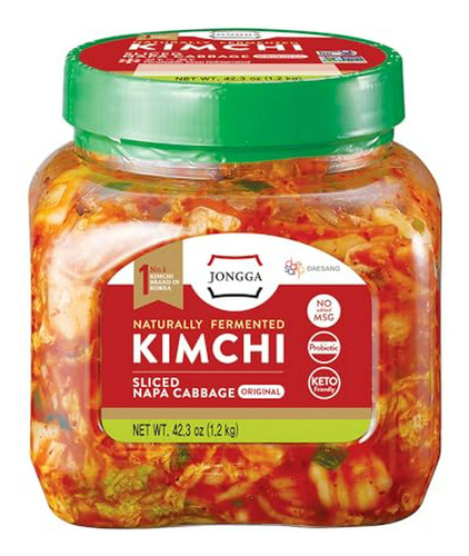 Kimchi Coreano Jongga: Fresco, Probiótico, 1,2kg