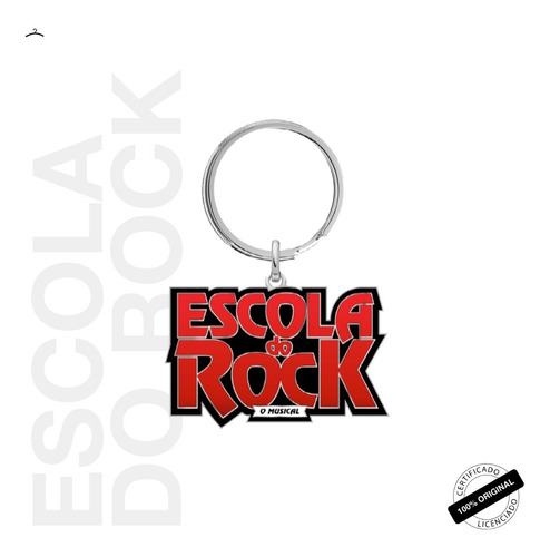Chaveiro Oficial Escola Do Rock Musical Da Broadway 2019