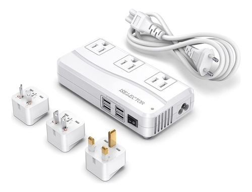 Adaptador De Viaje Universal Iselector, Convertidor De Volta