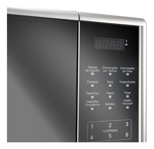 Horno De Microondas Mirage 1.1 Plata
