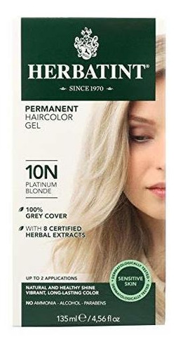 Herbatint Permanent Herbal Haircolour Gel 10n Platinum Blond