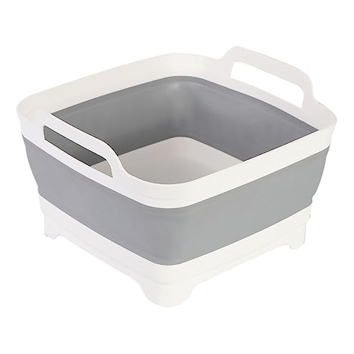 Tazón De Lavado Plegable De 10l, Lavabo Portátil Pleg...