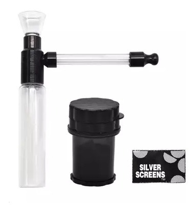 Imagen 4 de 5 de Pipa De Agua Vidrio Grinder Kit