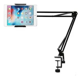 Brazo Metálico Plegable Con Soporte Para Tablet Celular 10