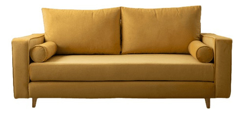 Sillon Sofa 3 Cuerpos Bonnie Pana Diseño Minimalista Hogar