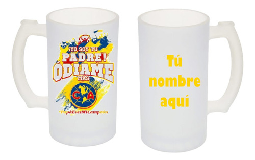 Tarro Cervecero Personalizado Día Del Padre Amepumas Chivas 