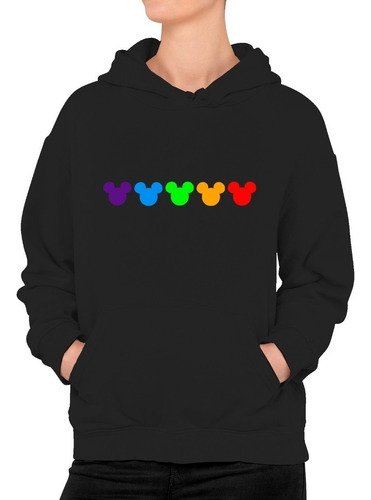 Poleron Con Capucha Mickey Pride Lgbt Orgullo Moda Unisex