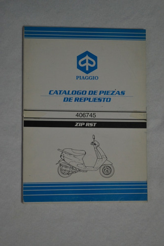 Piaggio Zip Rst Manual Despiece 406745 Allsales