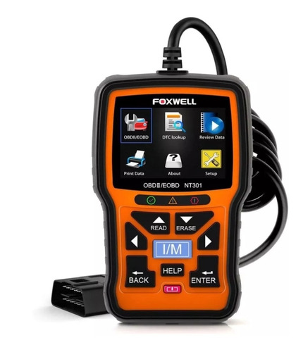 Scanner Diagnóstico Foxwell Nt301 Obd2 Diesel Em Português