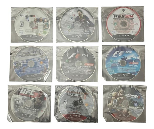 Lote De 9 Jogos Originais De Playstation 3 Mídia Física Ps3 (Recondicionado)