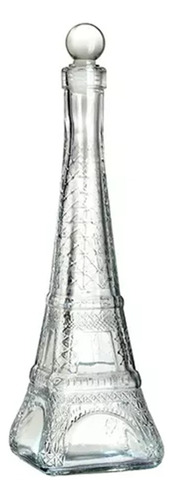 Licorera De Vidrio Cristal Torre Eiffel Regalo Eventos 380ml