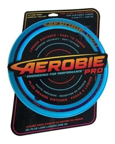 Imagen 1 de 1 de Aerobie Pro Aro Dinamico Frisbee Volador 33 Cm Int 88400 Srj