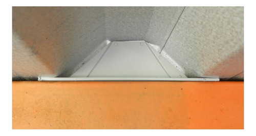 Placa De Fechamento Para Telha Trapézio T40 17,2m Lineares Cor Cinza