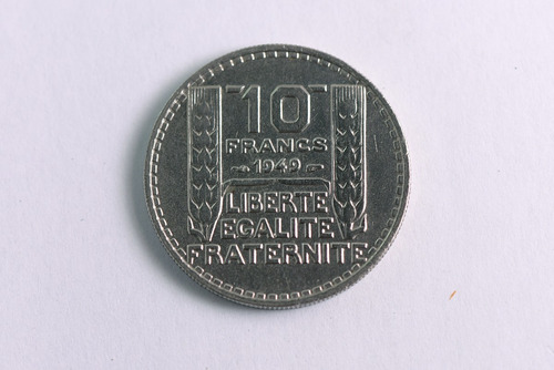 Moeda 10 Francs Fraça 1949