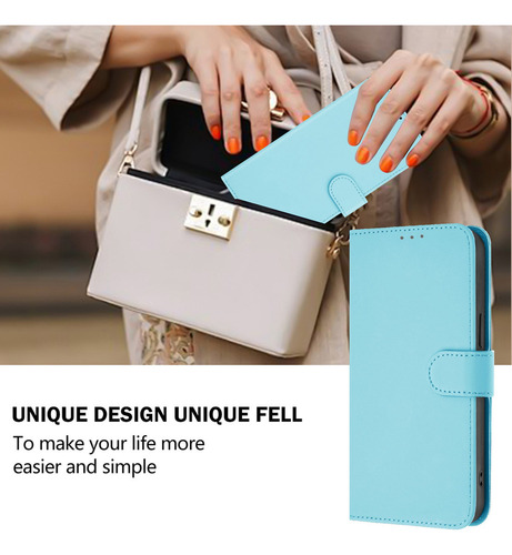 Funda De Piel Tipo Cartera For Teléfono Para Qukitel C51