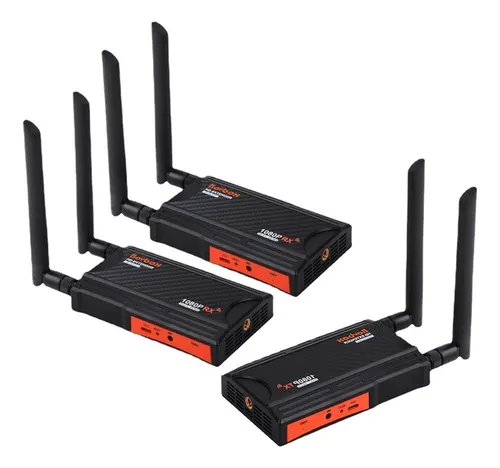 1 Tx Y 2 Rx Kit Extensor Hdmi Inalámbrico Transmisor Y
