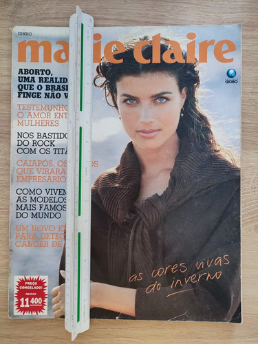 Revista Marie Claire 15 Titãs Malu Mader Linda Evangelista 