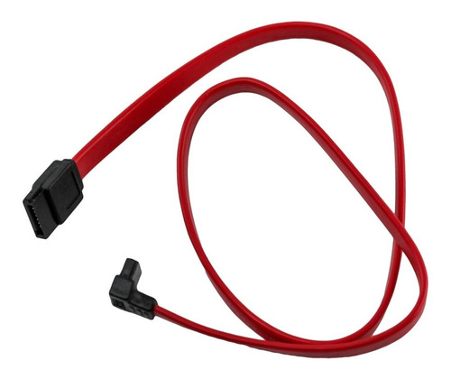 Cable Sata Macho Macho Recto 90 Grado 50 Cm Pc Pack X 3 Htec