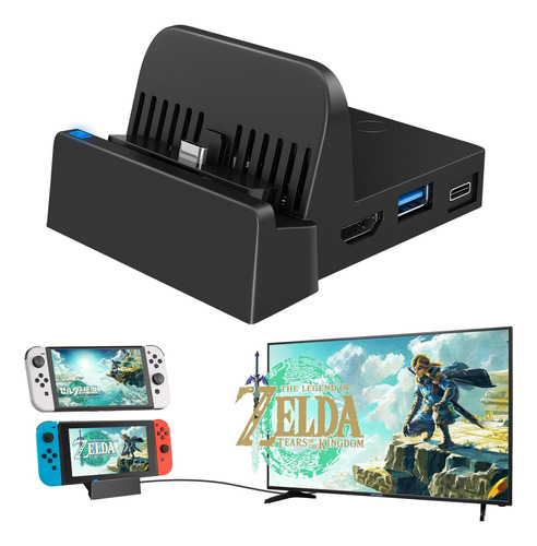 Estacion Base Dock Nintendo Switch, Switch Oled