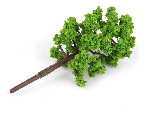 40 Piezas De Plástico 1: 150 Árboles Modelo 8 Cm De Para