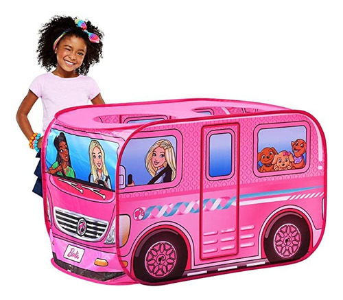Sunny Days Entertainment Barbie Camper - Tienda De Campaña.