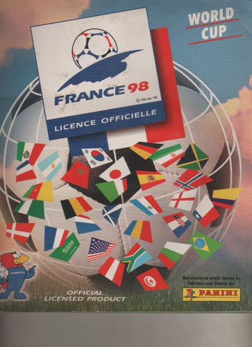 Album Figuritas Mundial Francia 98 - Panini Faltan 32 Figus 