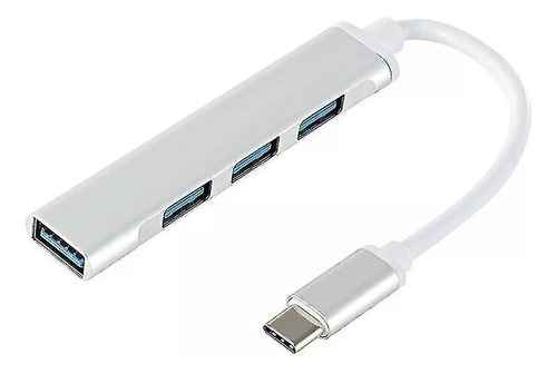 Adaptador Hub Tipo-c 4 Puertos En 1 ( Usb 3.0 Y 3 Usb 2.0 )