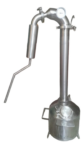 Destilador Alambique 10 Litros Inoxidable