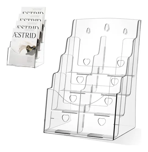 Porta Folletos De Acrílico 8.5 X 11 Pulgadas Soporte D... | Envío gratis