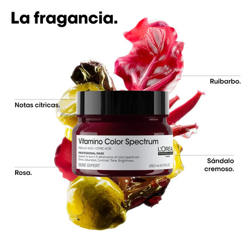 Máscara Cuidado Del Color Vitamino Color Spectrum 250ml