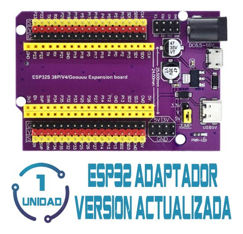 1 Adaptador Para Esp32 Tarjeta De Expansión  