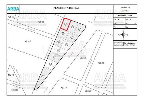 Imagen 5 de 5 de Terreno Fraccion En Venta Sobre Colectora Sur Acceso Oeste, Moreno, G.b.a. Zona Oeste, Argentina