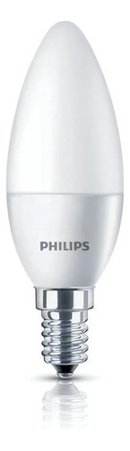 Lâmpada Vela Led 2700k E27/e14 Para Lustre Philips 3.5w