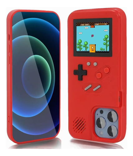 Funda Videojuegos Retro iPhone 13 Mini Roja