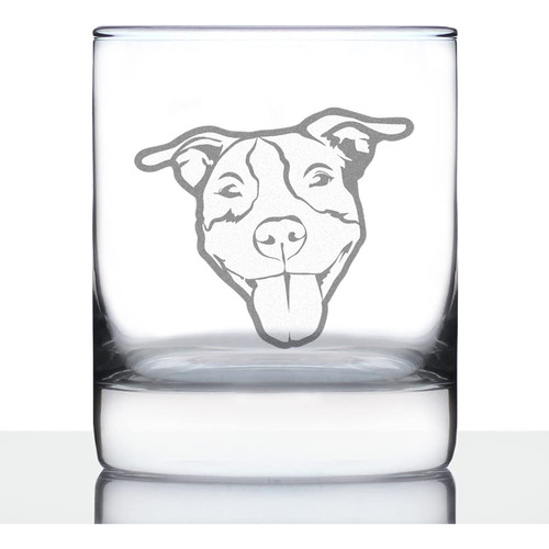 Happy Pitbull - Whisky Rocks Glass - Regalos Temticos De Per