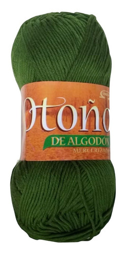 Hilaza Otoño 100% Algodón Madeja De 100g Color Verde amazonas